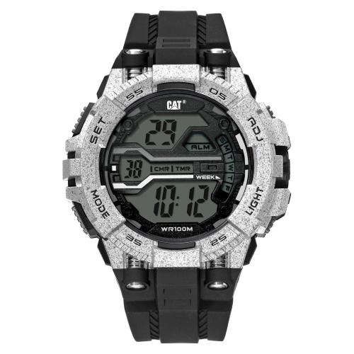 CAT Bolt Digital Chronograph Grey Round Dial Men's Watch - OA.147.21.141