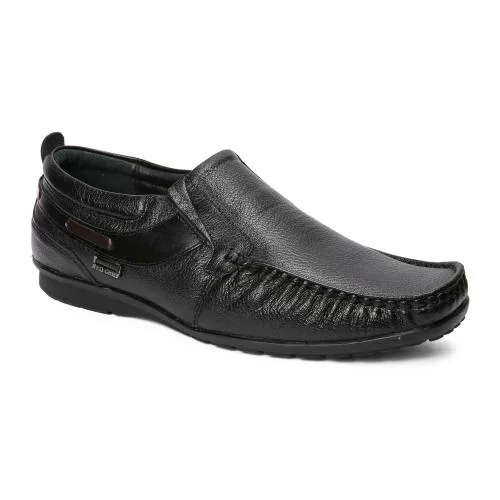 Red Chief Black Leather Formal Shoes for Men