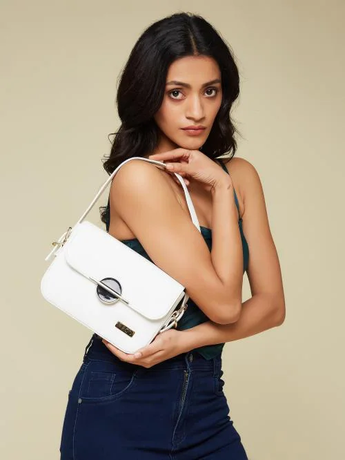 Fargo White Leatherette For Handbags & Clutches (FGO-750)B