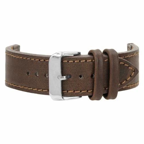 Roycee Synthetic Leather Watch Straps and Bands for All Watches (Brown)