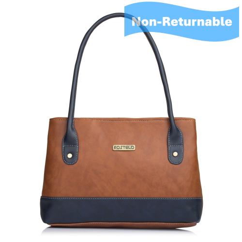 Fostelo Women's Zara Handbag (Tan) (JM_FSB-1051 NR)