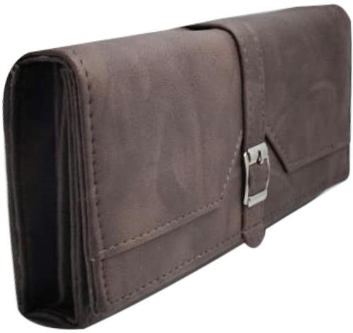 Bulli Women Wallet Brown Faux Leather Casual Clutch For Women