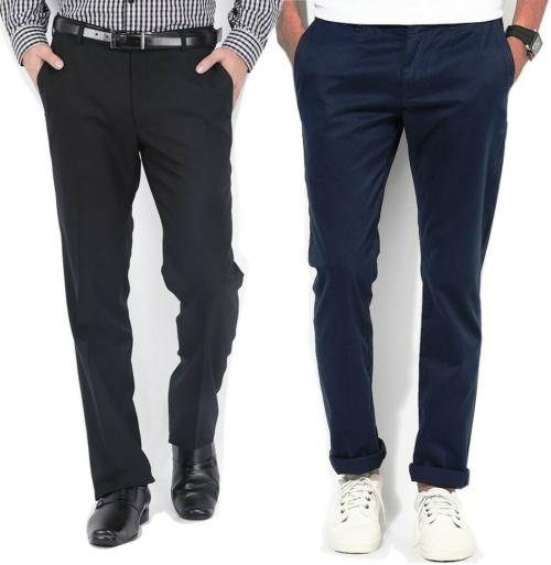 Men Cotton Blend Chinos