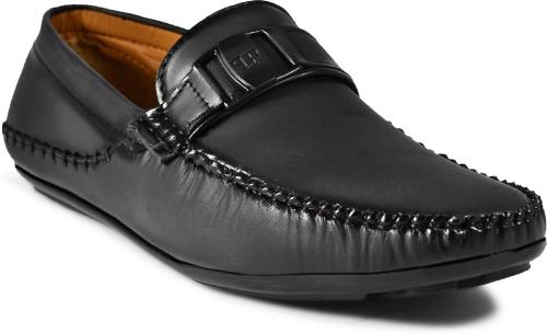DAMOGI Damogi Men's Stylish Trending Party Wear Casual Loafer shoes Providing you a Rich and Classy Look. Loafers For Men (Black)