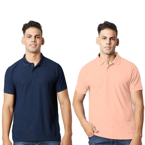 Ansh Fashion Wear Present Summer Wear Polo Neck Tshirt For Men's -Pack Of 2 T-Shirt for Men | Mens T-Shirt | Trendy T-Shirts for Men