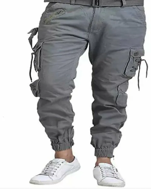 DARK GREY CARGO PANTS