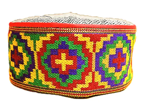 Tradional Unisex Handcrafted Himachali Cap/Kullu Cap/Pahadi Topi