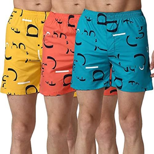Buy Raploch Men's Wear Pure Cotton Boxers/Shorts Under Pants Combo