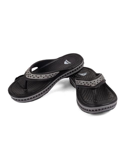 ADDA EVERYTIME Women Black Thong Flip-Flops