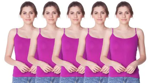Dollar Missy Women Camisole Sonali Pack of 5- Hot Falsa