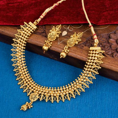 Sukkhi adorable Gold Plated Collar Necklace Set For Women JioMart