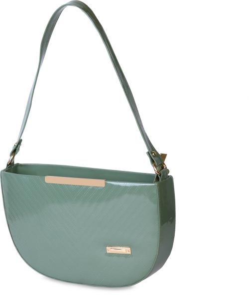 Msk Collection Green Pu Sling Bag For Women