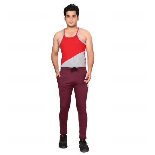 SPORTS RIDER MAROON TRACK PANT FOR MEN