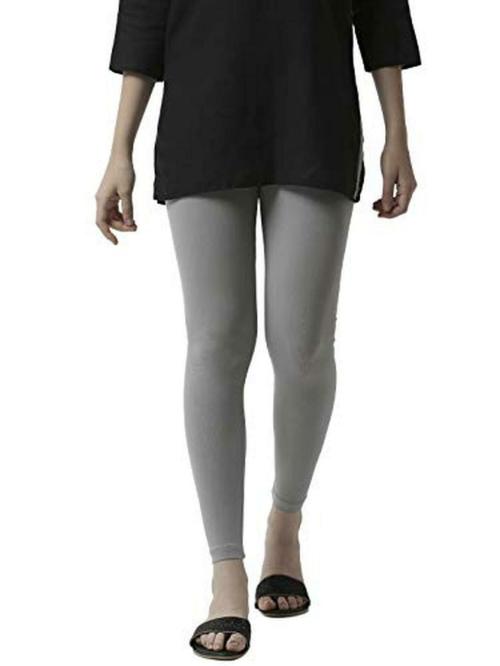 De Moza Women Pink Solid Cotton Leggings 3XL JioMart