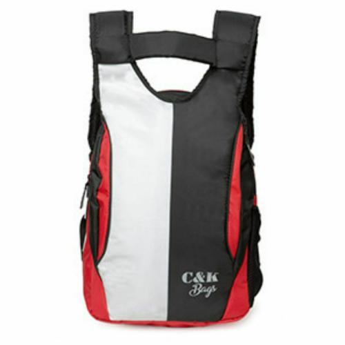 Chris & Kate 21L Laptop Bag (White and Black, CKB_174MB)