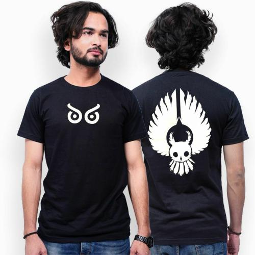 F-klan glow in dark back print owl design T-shirt XL