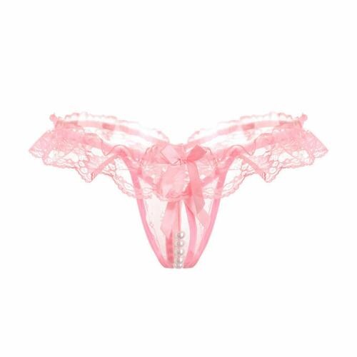 Pearlfly pearl G-String/Thong Panty Free Size/ G-string for women/ Thong panty for women(pink)