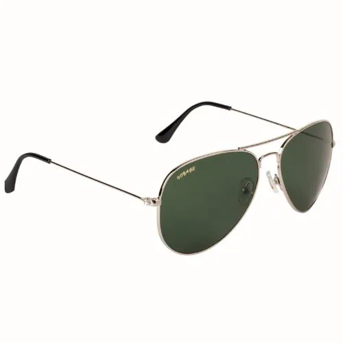 Buy VOYAGE Silver UV Protection Aviator Sunglasses For Unisex