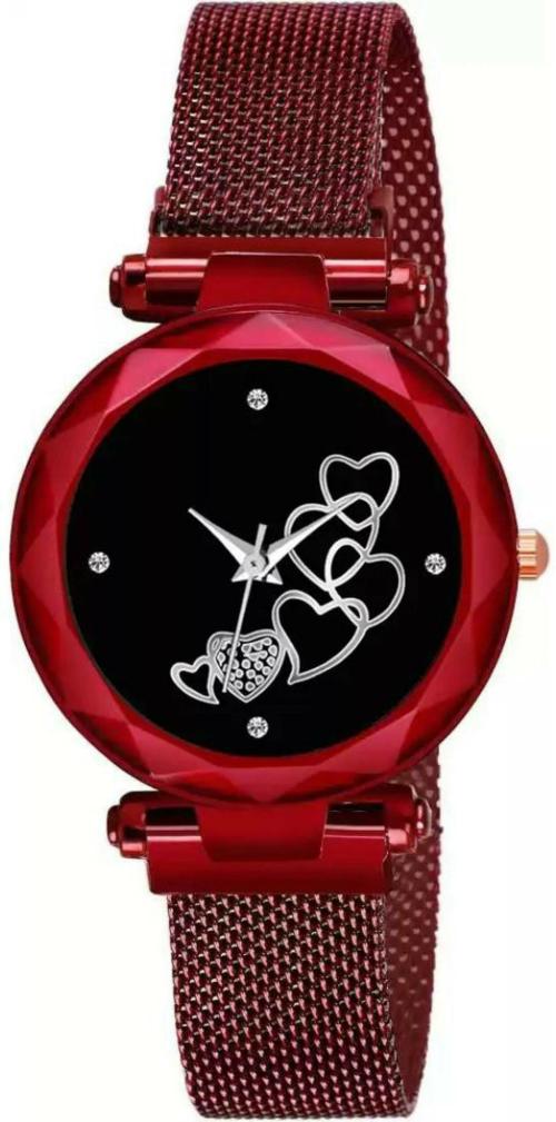 Buy Bolun Analog Black Dial Red Strap Watch For Women Online at Best Prices in India JioMart.