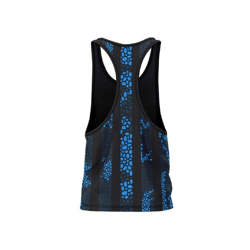 AKIBA Mens Printed Fitness Workout Stringers Gym Stylish Vests