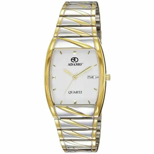 ADAMO SHINE White Dial Day & Date Men's & Boy's Watch 9315BM01