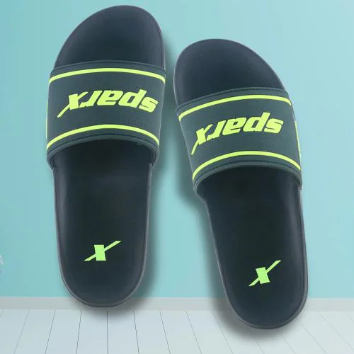 Sparx Green Slippers Men SFG 143