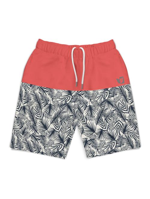 HELLCAT Boys Coral Cotton Blend Floral Single Shorts