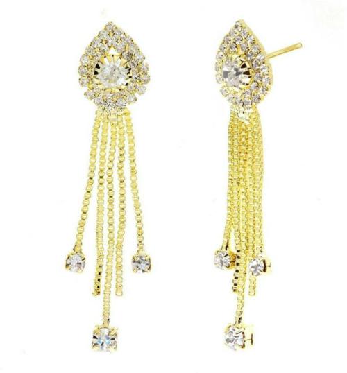 Kriaa By Jewelmaze Alloy Multicolor Tassel Earring (Women)