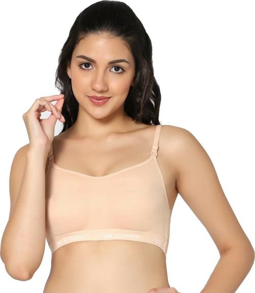 IN CARE LINGERIE Women Cami Bra Non Padded Bra (Beige)