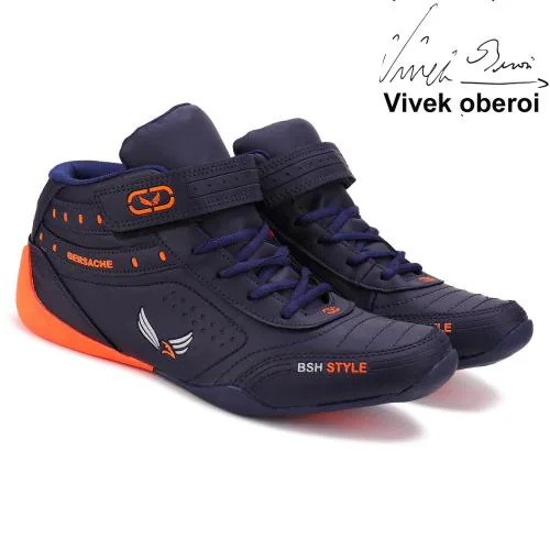 Bersache Sports Shoes For Men | Latest Stylish Sports Shoes For Men | Lace-Up Lightweight Blue Shoes For Running, Walking, gym ,Trekking and hiking Shoes For Men