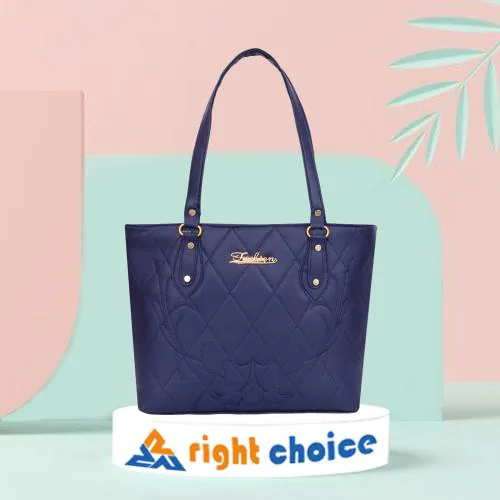 Right Choice women hand bags shoulder bag ladies purse and stylish top handle bags new design stylish bags for women ( Navy Blue 25 )