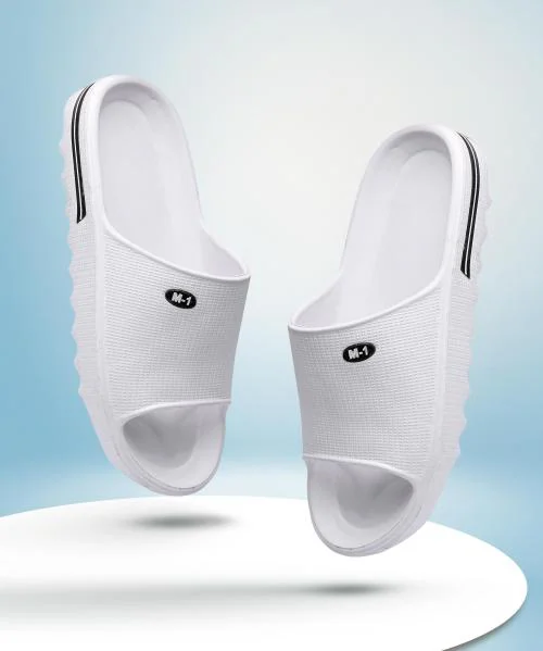 Buy AIRDOT Men Slippers (White) Online at Best Prices in India - JioMart.