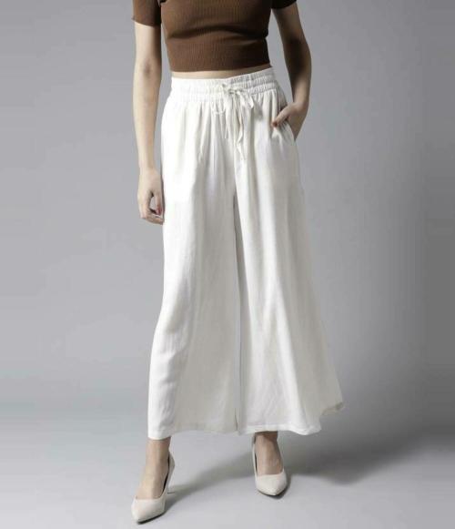 CALRS Stylish & Comfortable Chicken Plazzoo For Women Flared Design Classic look