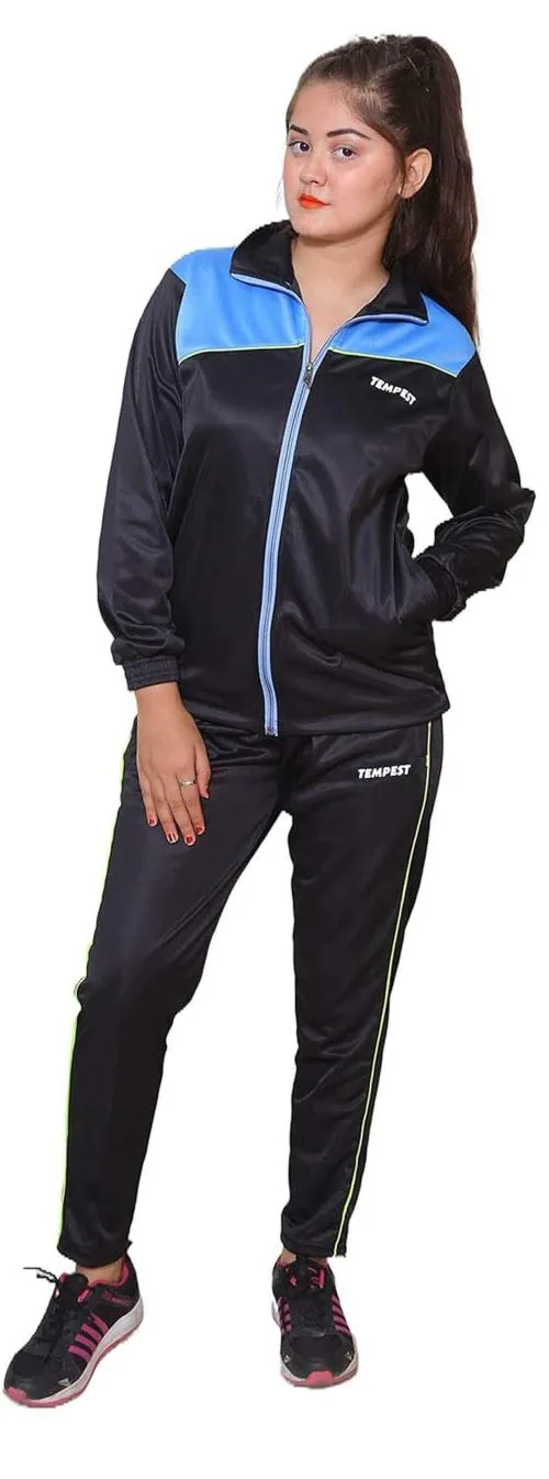 TEMPEST Full Sleeves Tracksuit(Top & Leggings) For Women(Suitable for Yoga,Jogging & Gym) Women's Track suit