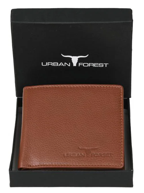 Urban Forest Carl Redwood Mens Leather Wallet for Men