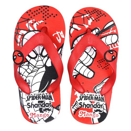 Polita Kids Red Flip Flops Slipper (3 Uk)