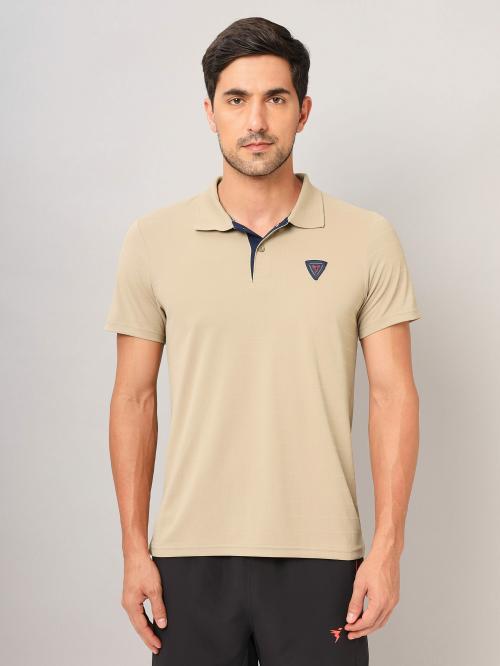 Buy Technosport Men's Polo Neck Half Sleeve TShirt Online at Best