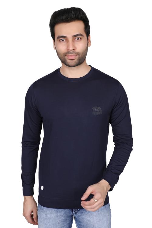 Trendy Blue Colour T-Shirt For Men By Code16