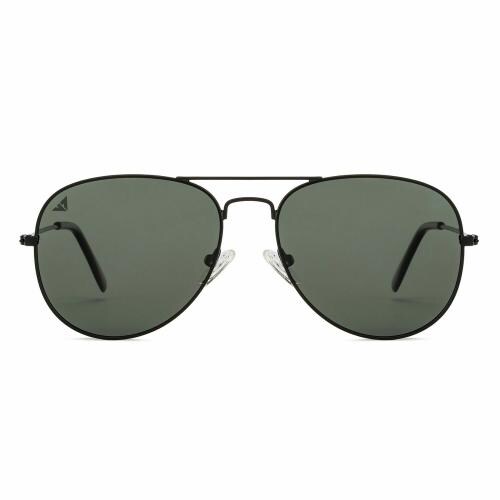Vincent Chase Unisex Black Full Rim Aviator Sunglasses - VC S11075