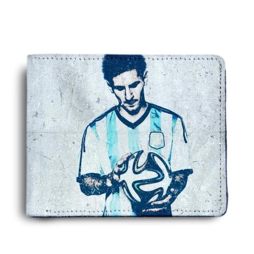 Shopmantra Pu Leather Lionel Messi Artwork Printed Wallet (BT00000522)