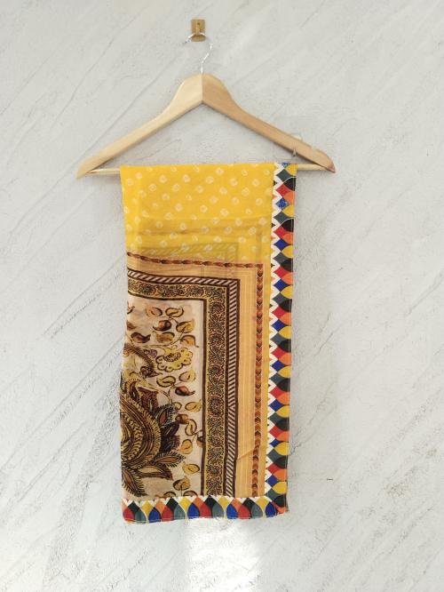 Desibutik Women's Organza Dupatta, Width 38 inch, Length 2.5 meter