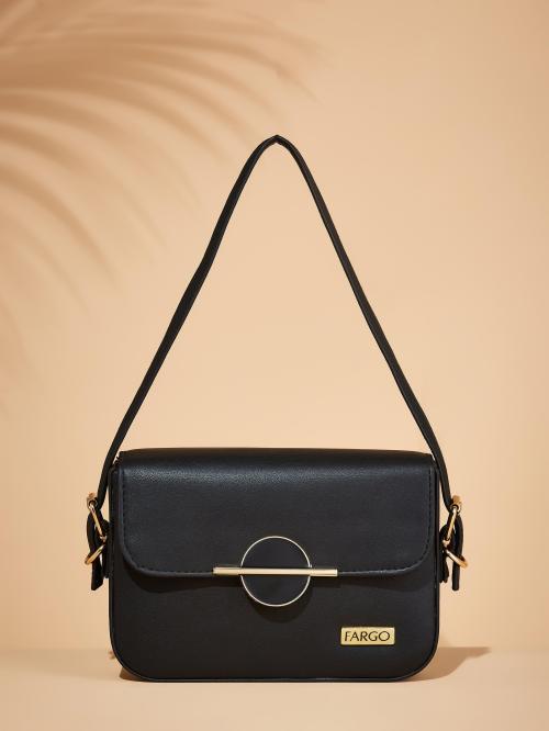 Fargo Black Leatherette For Handbags & Clutches (FGO-749)B