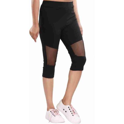 Outer Wear Ayam Exports Women Black Capri