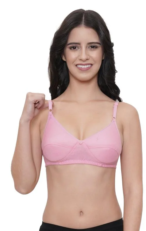 FEMULA Monika Padded Bra for Enhancing Bust, Making it look Bigger, Attractive and Natural for Women & Girls ( Pink Colour, Size 36B )