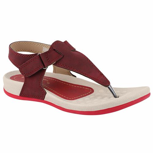 WELCOME Red Slippers for Women