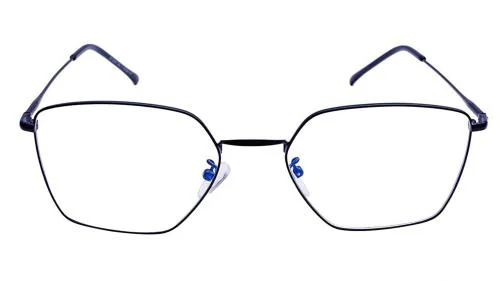 Soigne Black Pentagon Spectacle Frame For Men, Women, Boys And Girls