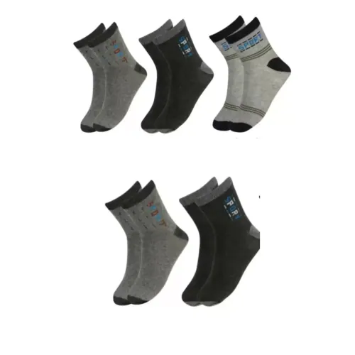 BOLLAR Men's stylish sport socks Assorted colors ( pack of 5 )