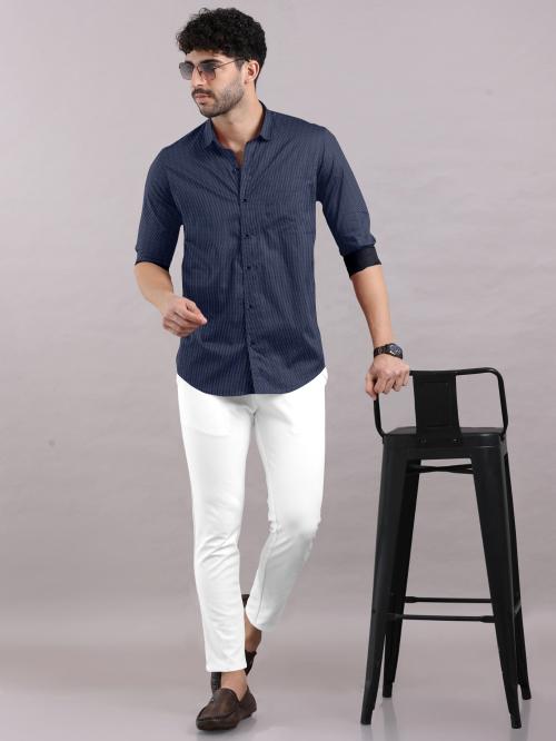 SOUL'S TAILOR Men Regular Fit Solid Casual Shirt
