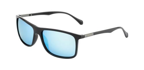 Ted Smith Polarized Rectangular Blue Sunglasses (Men And Women)