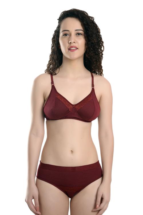 Kirrox Maroon lingrie set